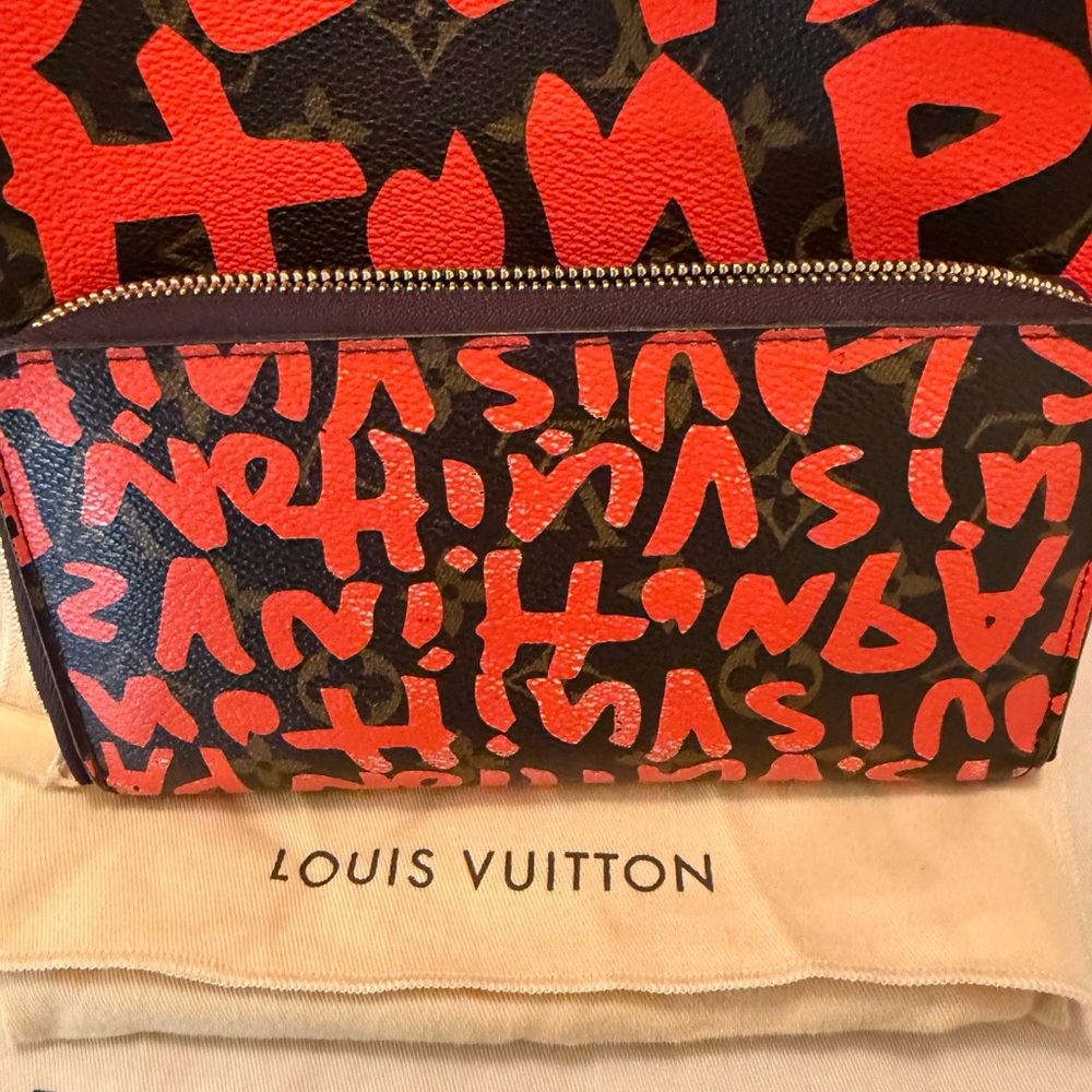 2009 Louis Vuitton Stephen Sprouse graffiti long wallet. AUTHENTIC